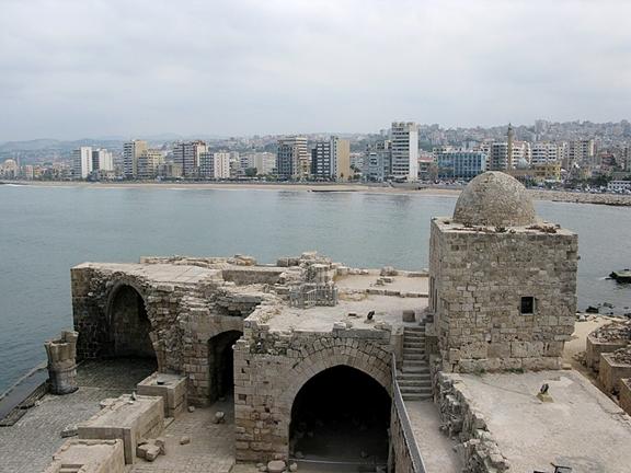 File:View from Sidon Sea Castle, Sidon, Lebanon.jpg